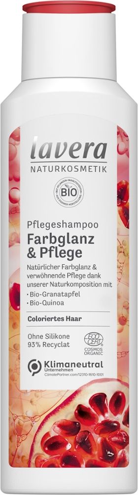 lavera Pflegeshampoo Farbglanz & Pflege 250 ml Shampoo