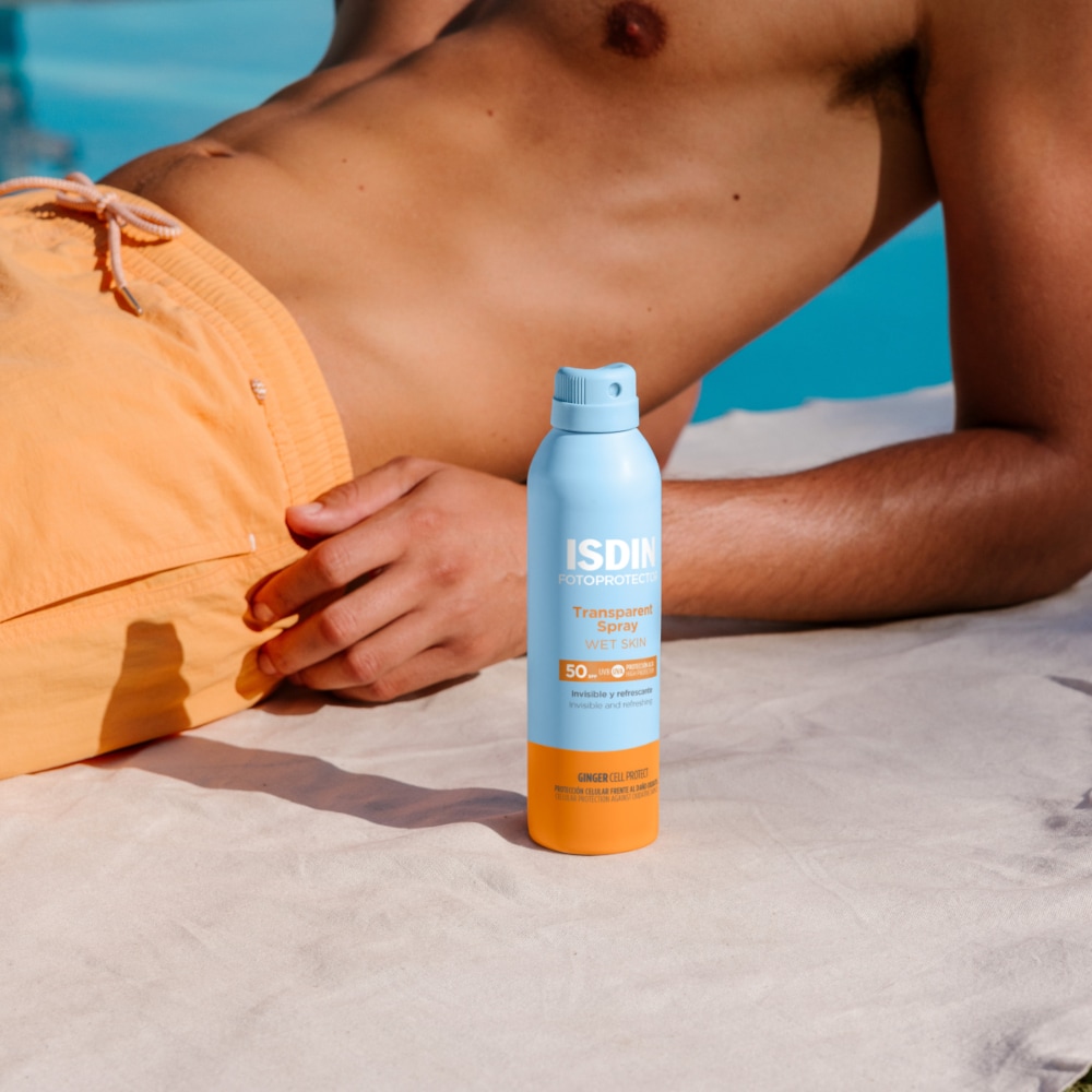 ISDIN Fotoprotector Transparent Spray WET SKIN LSF 50 250 ml Spray