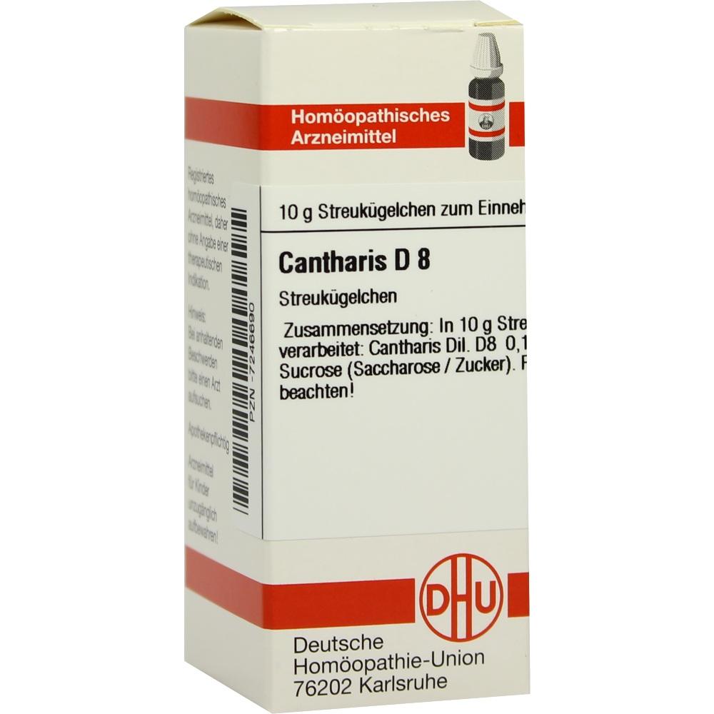 CANTHARIS D 8 Globuli 10 g Globuli