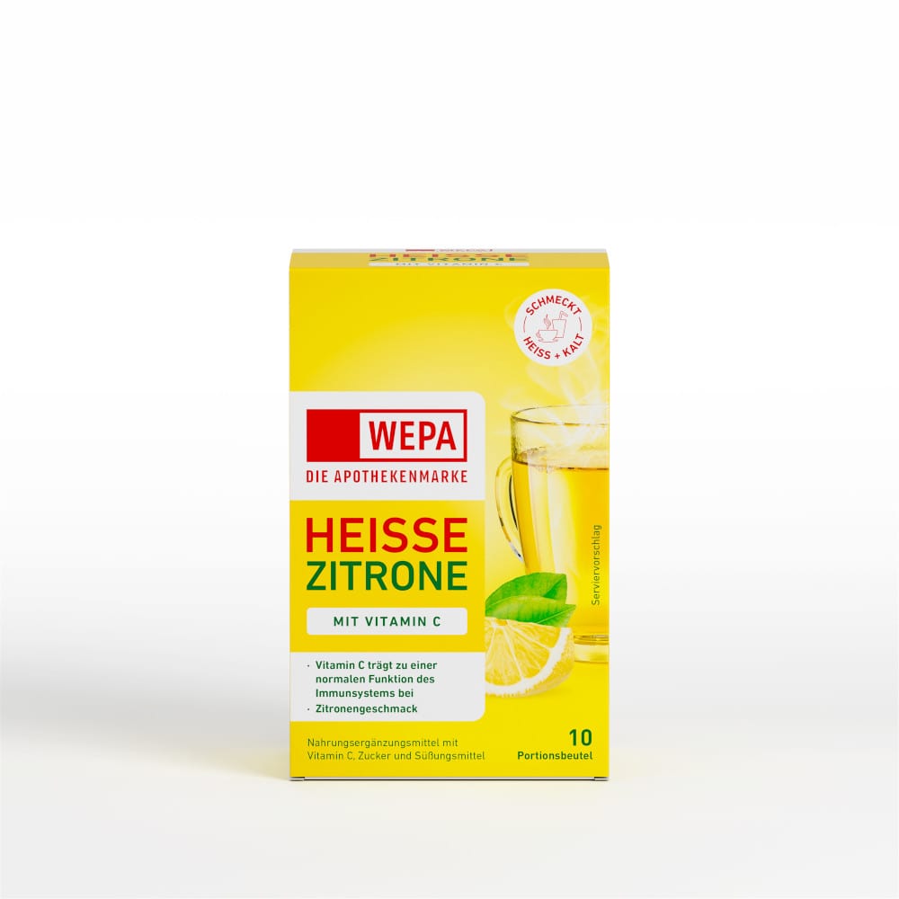 WEPA HEISSE ZITRONE 10X10 g Pulver