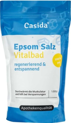 Casida EPSOM Salz Vitalbad 1 kg Salz