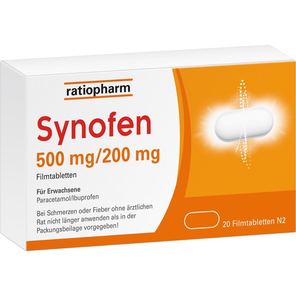 Synofen - mit Ibuprofen und Paracetamol 20 St Filmtabletten