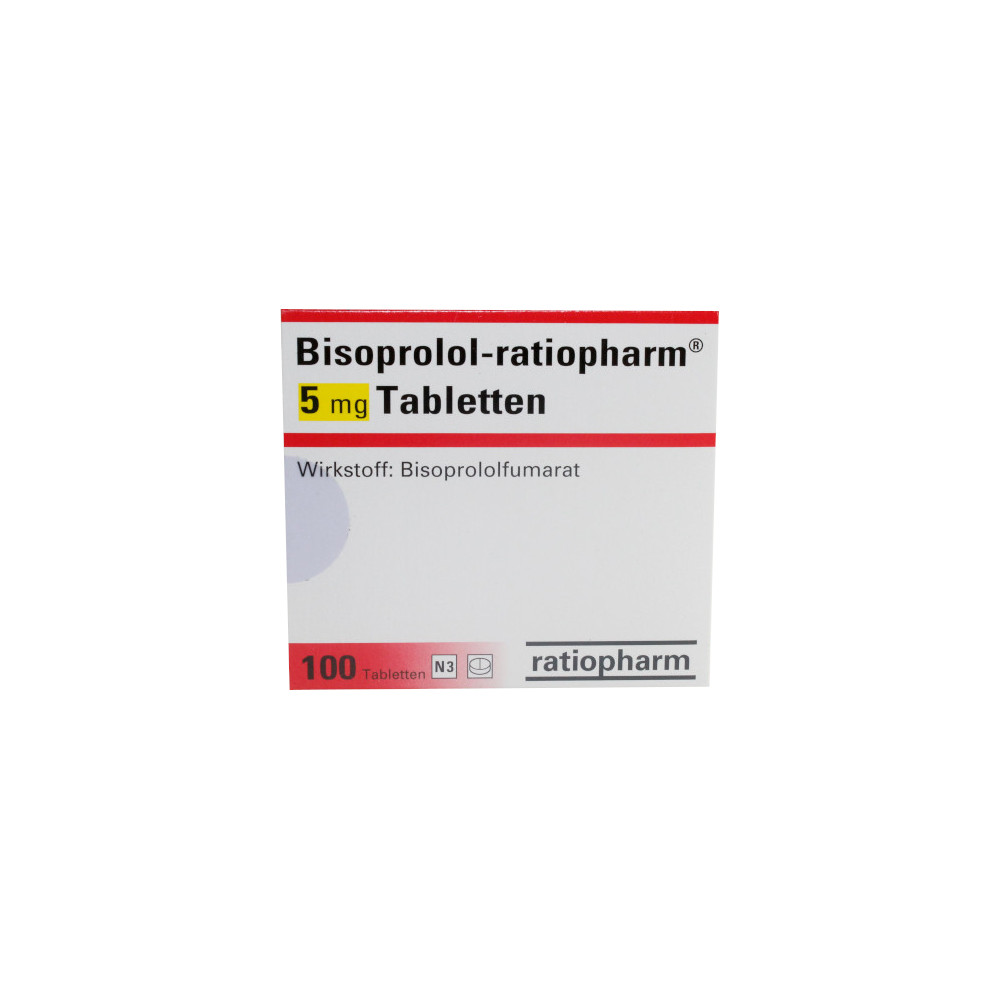 Bisoprolol-ratiopharm 5mg 100 St Tabletten