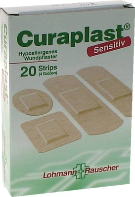CURAPLAST Strips sensitiv sortiert 20 St Pflaster | 20  Pflaster | 0.41 EUR / 1 Stück | 04021447976464