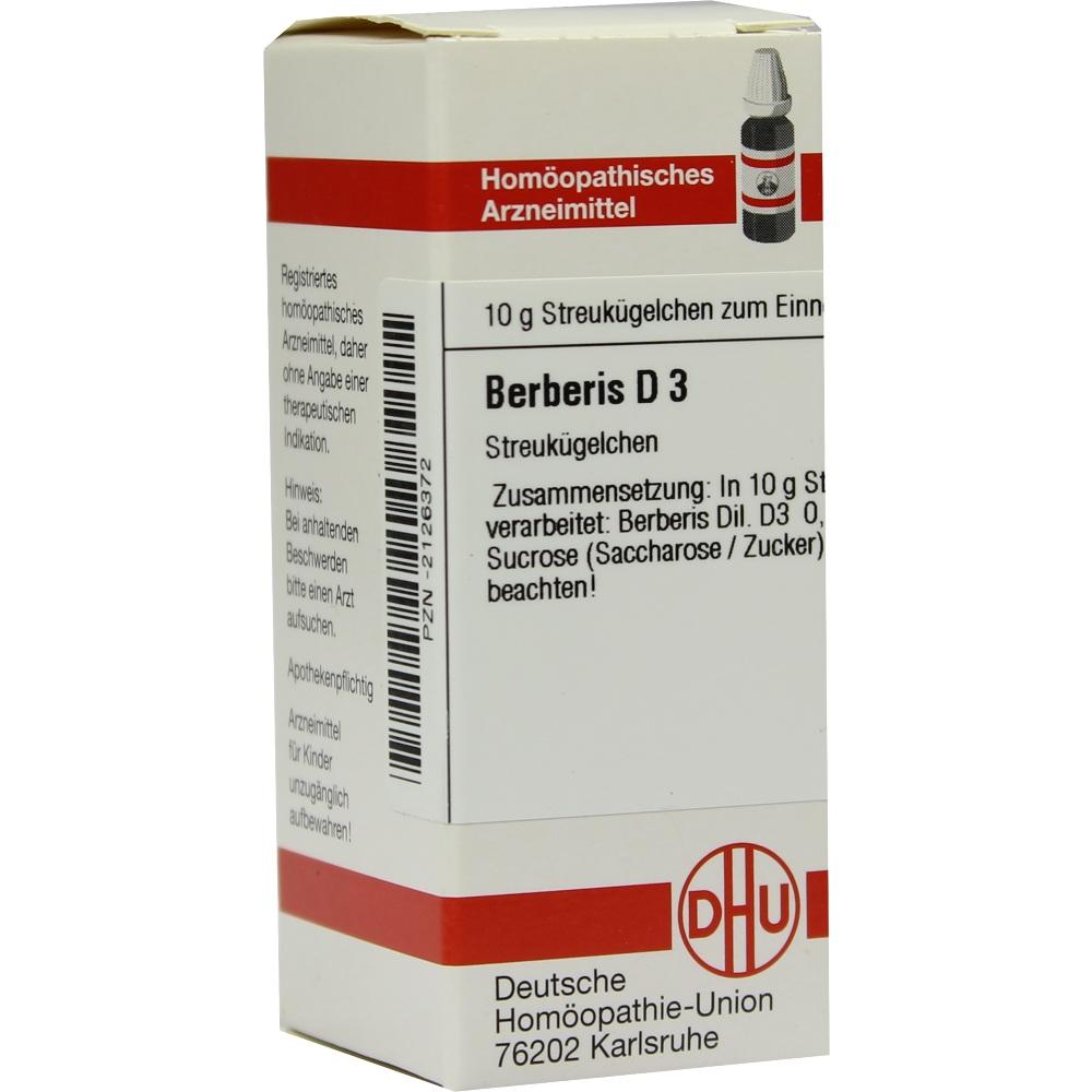 BERBERIS D 3 Globuli 10 g Globuli