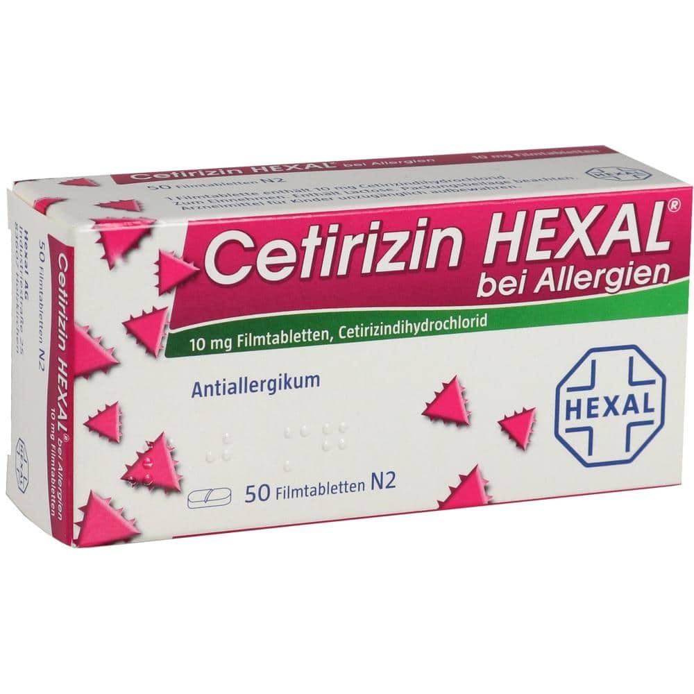 Cetirizin HEXAL  50 St Filmtabletten