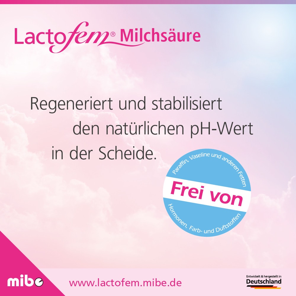Lactofem Milchsäure Vaginalzäpfchen 7 St Suppositorien