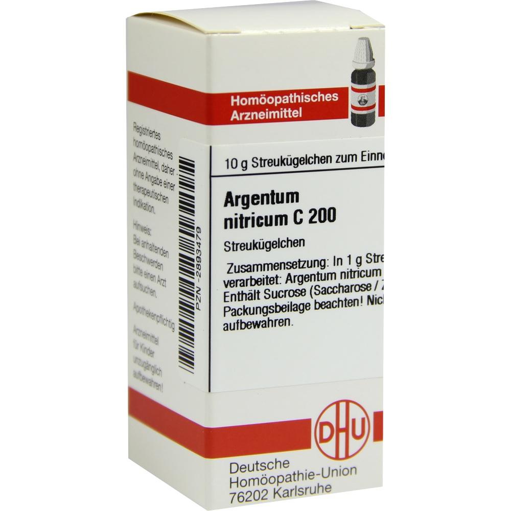 ARGENTUM NITRICUM C 200 Globuli 10 g Globuli