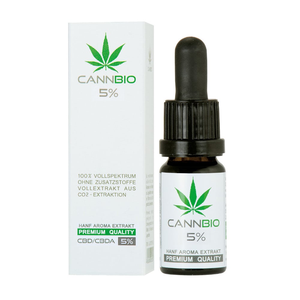 CANNBIO 5% Bio Hanfextrakt 10 ml Tropfen