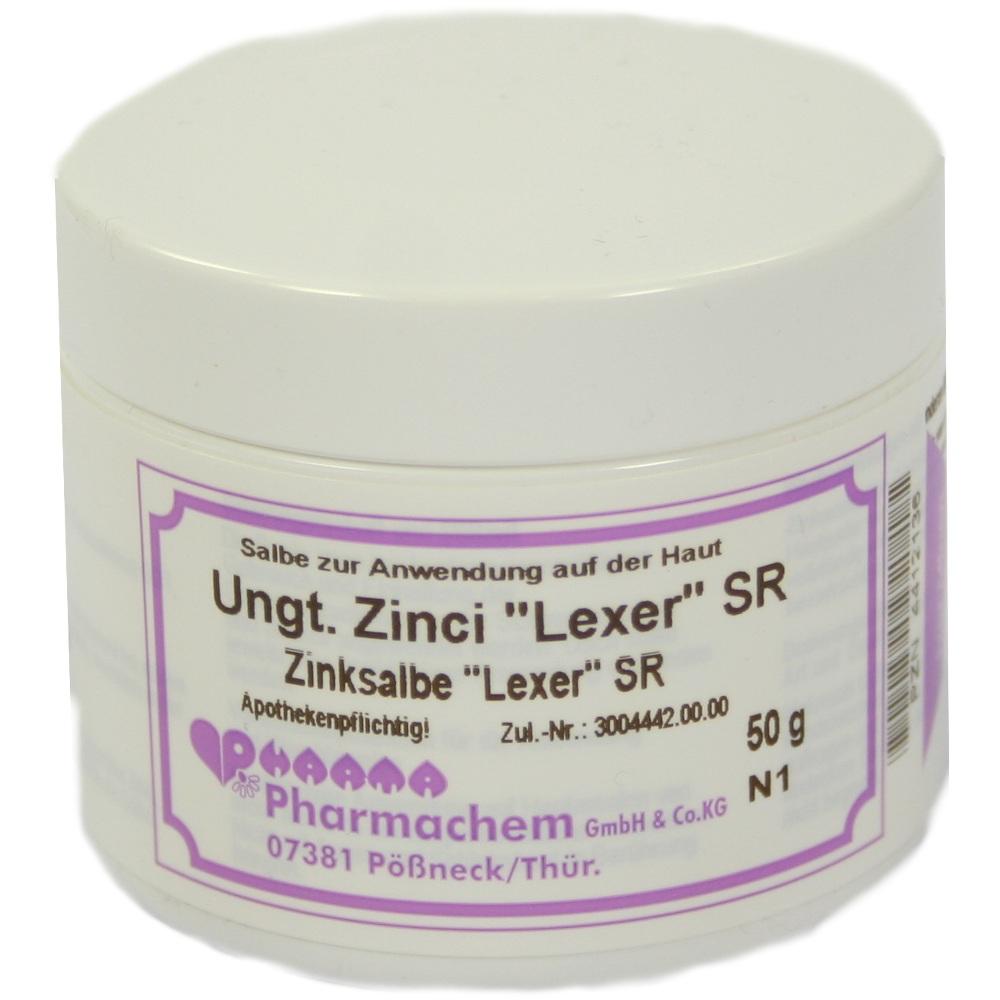 UNGUENTUM ZINCI Lexer SR 50 g Salbe