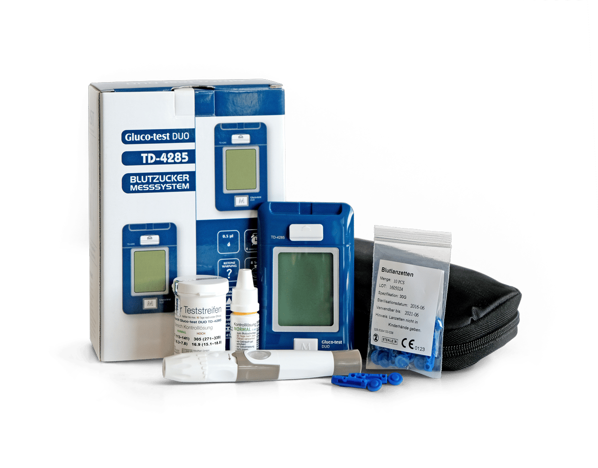 Gluco-test DUO TD-4285 Blutzuckermesssystem mg/dl 1 St