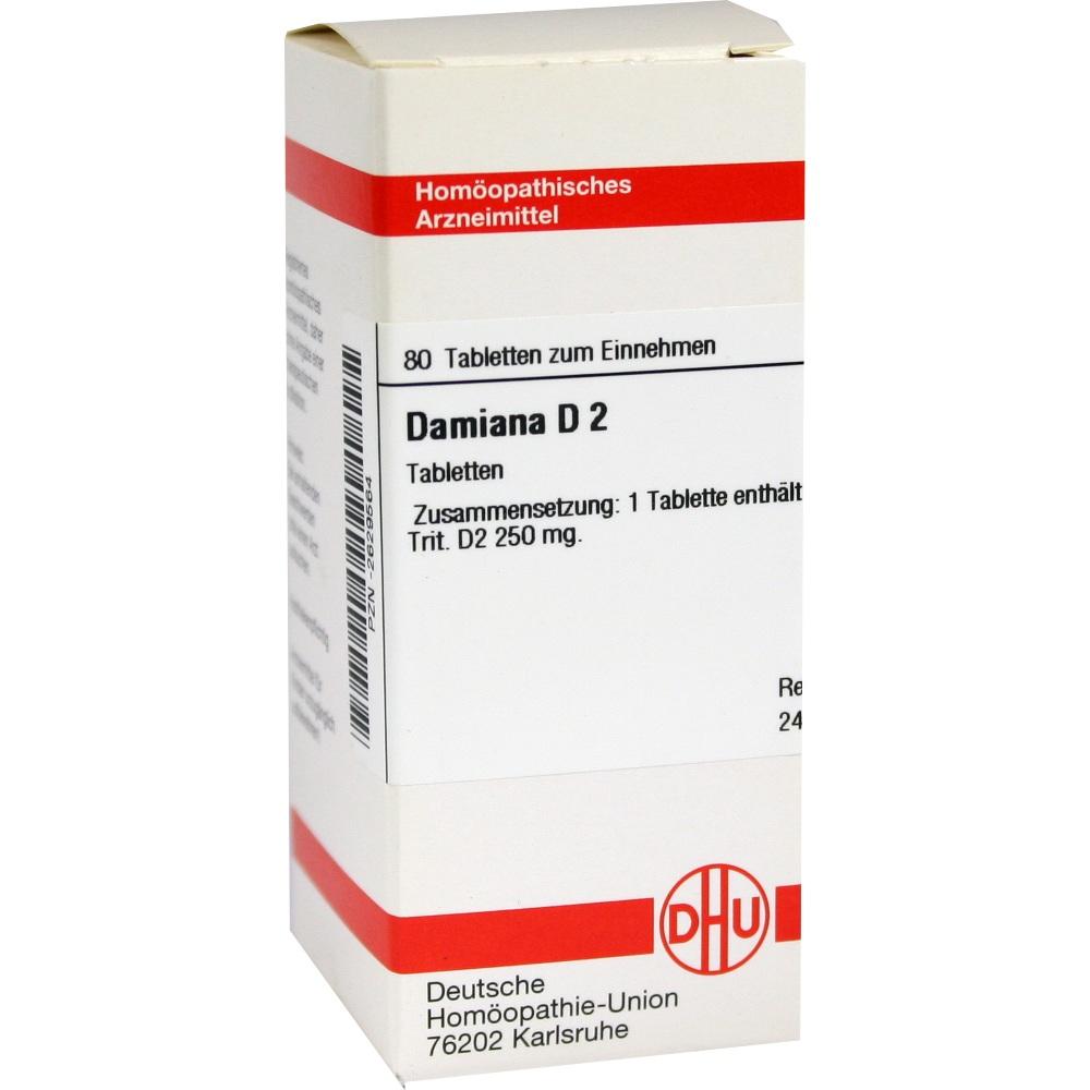 DAMIANA D 2 Tabletten 80 St Tabletten