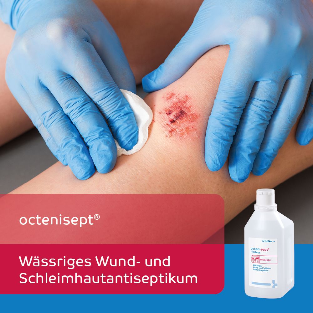 octenisept antiseptic Wund- und Schleimhautantiseptikum farblos 500 ml Lösung