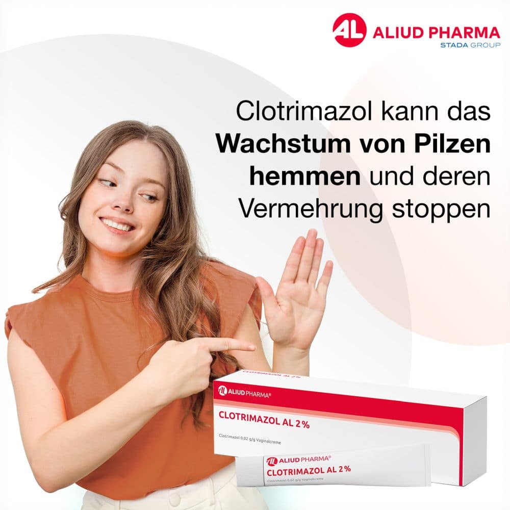 Clotrimazol AL 2% bei Vaginalpilz
