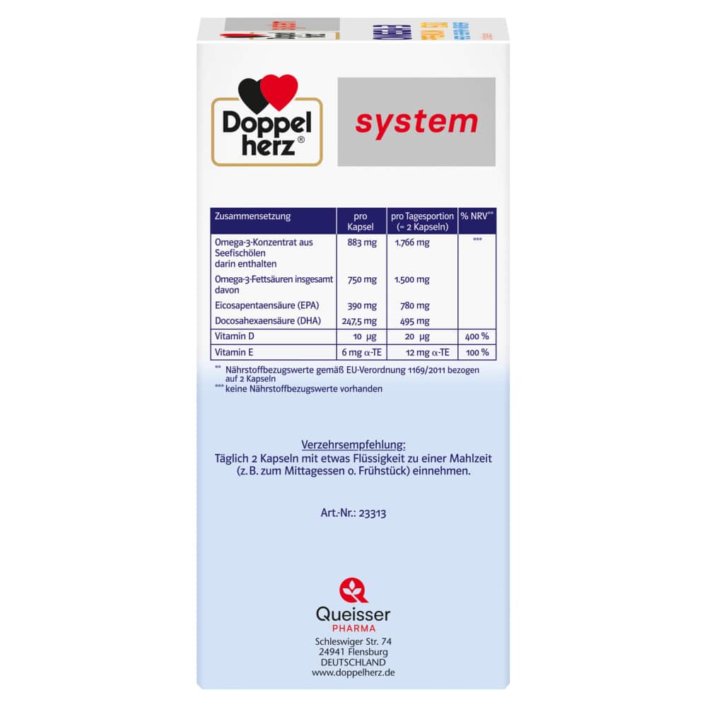 Doppelherz system OMEGA-3 PREMIUM 1500 120 St Kapseln