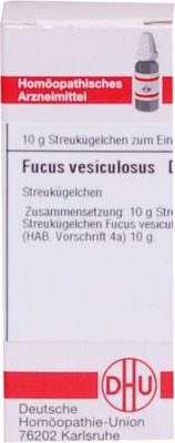 FUCUS VESICULOSUS D 4 Globuli 10 g Globuli