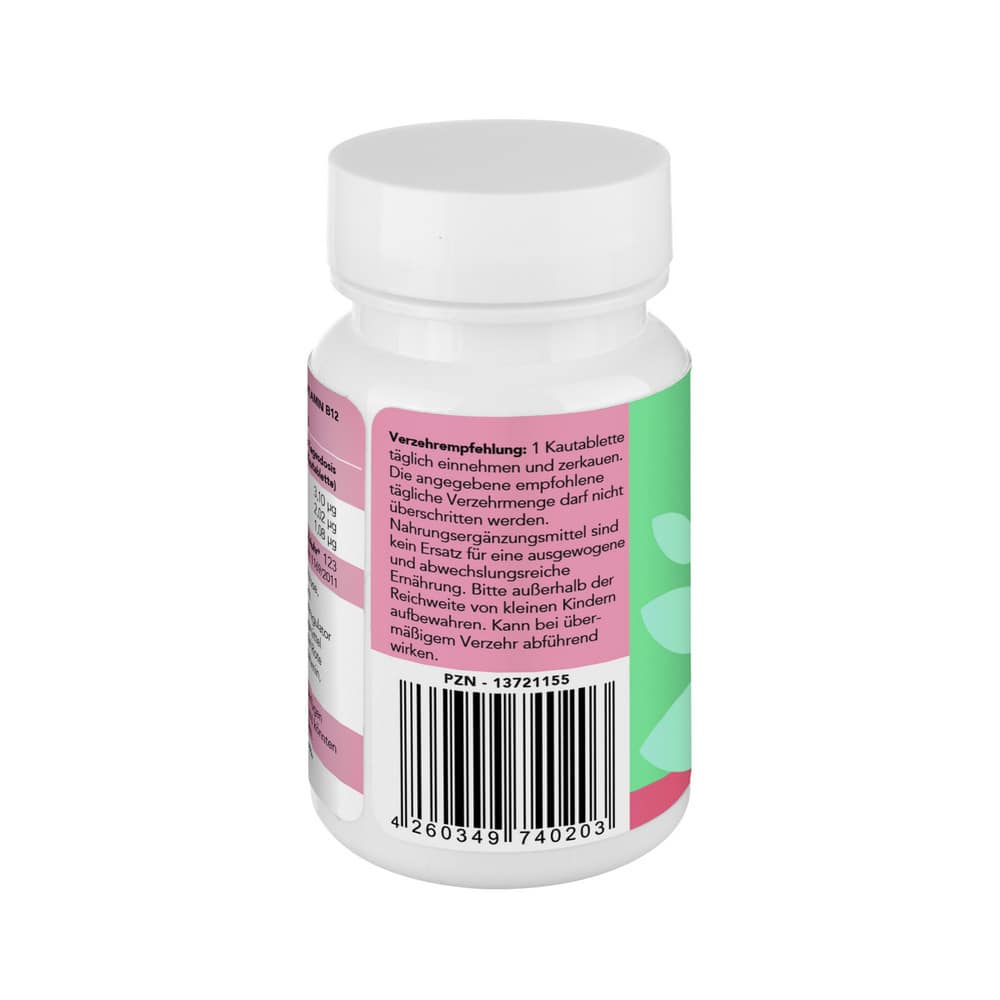 Vitamin B12 Kinder zuckerfrei 120 St Kautabletten