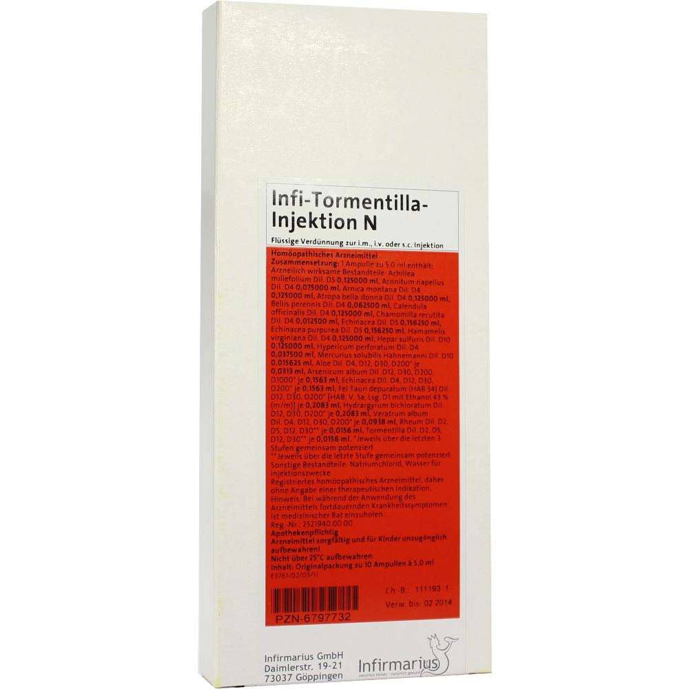 INFI TORMENTILLA Injektion N 10X5 ml Ampullen