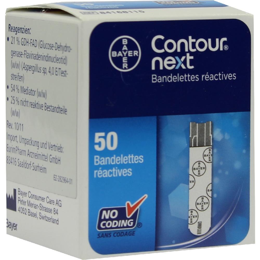 CONTOUR Next Sensoren Teststreifen 50 St Teststreifen