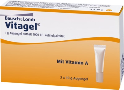 Vitagel 3X10 g Augengel