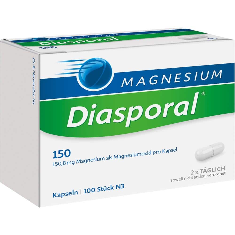 MAGNESIUM Diasporal 150 100 St Kapseln