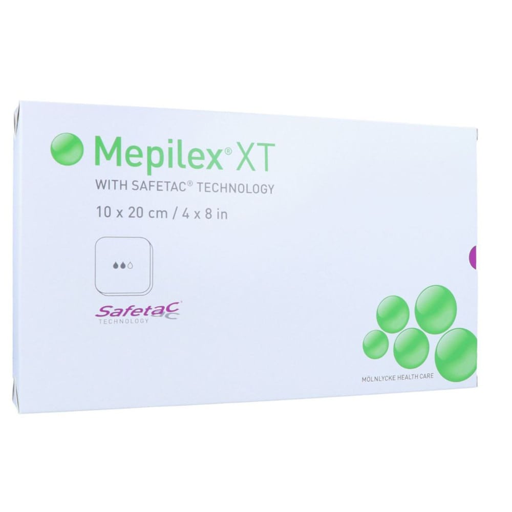 MEPILEX XT 10x20 cm Schaumverband 5 St Verband