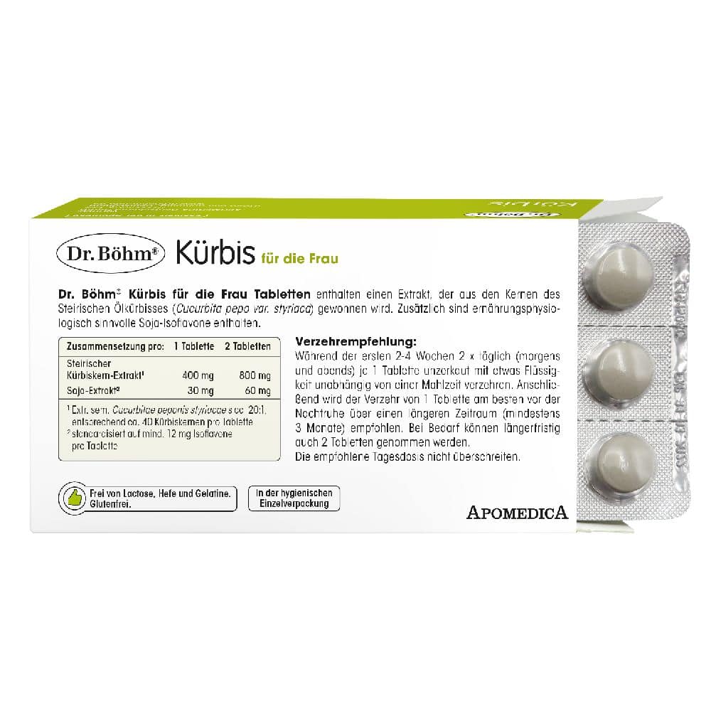 Dr. Böhm Kürbis für die Frau 400 mg 60 St Tabletten