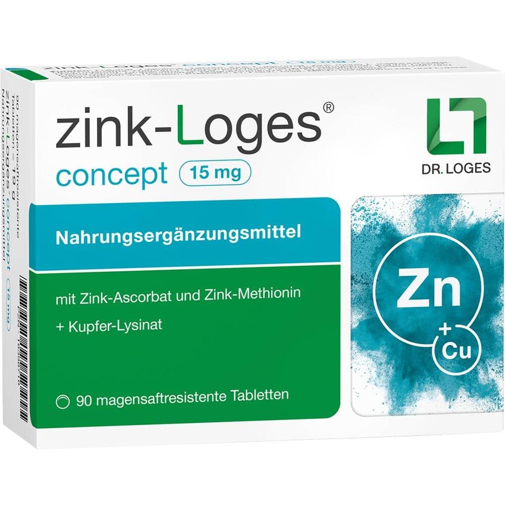 zink-Loges concept 15 mg 90 St Tabletten magensaftresistent