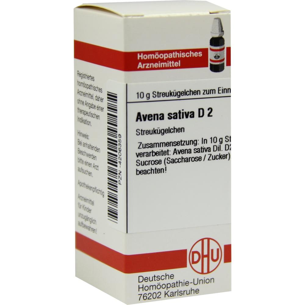 AVENA SATIVA D 2 Globuli 10 g Globuli