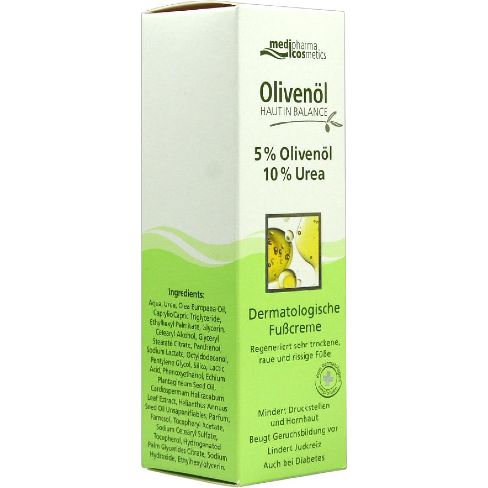 HAUT IN BALANCE Olivenöl Dermatologische Fußcreme 5% Olivenöl, 10% Urea 100 ml Creme