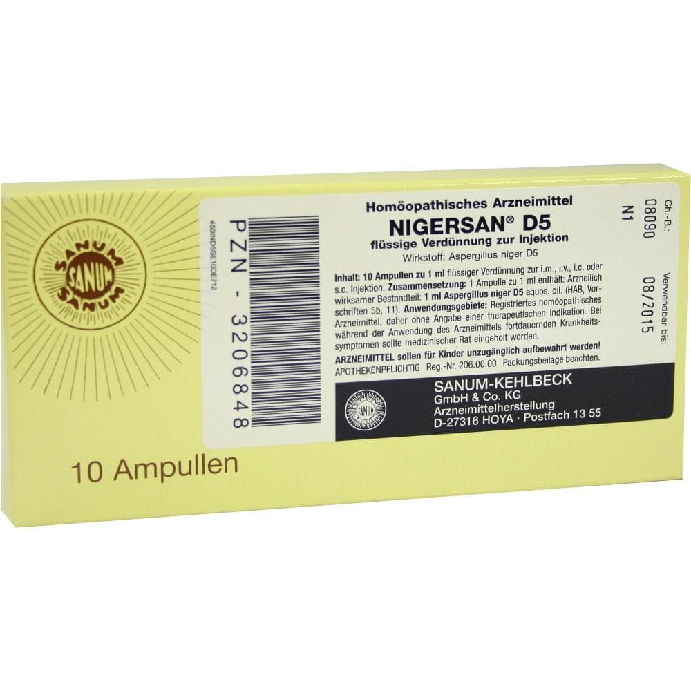 NIGERSAN D 5 Ampullen 10X1 ml Ampullen