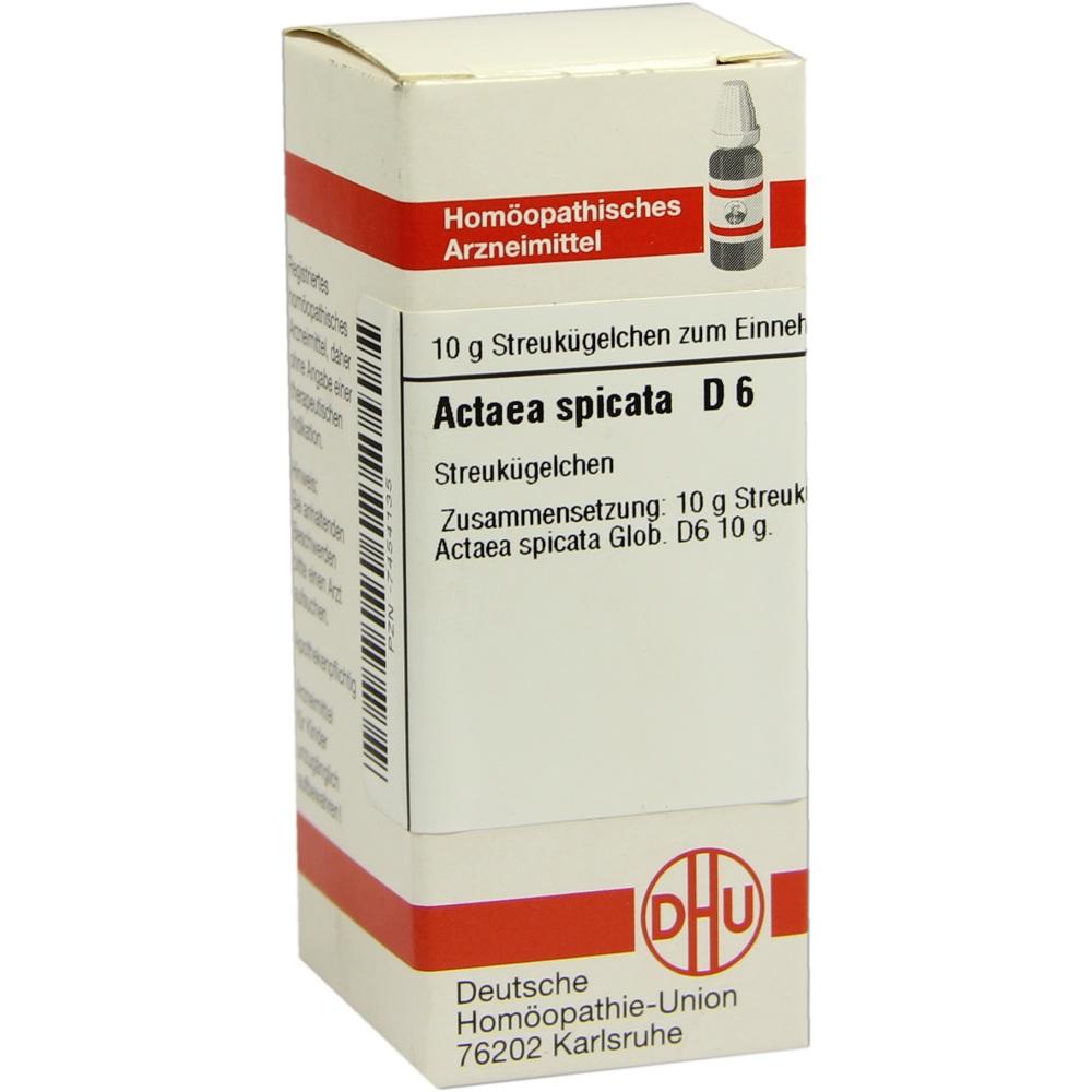 ACTAEA SPICATA D 6 Globuli 10 g Globuli