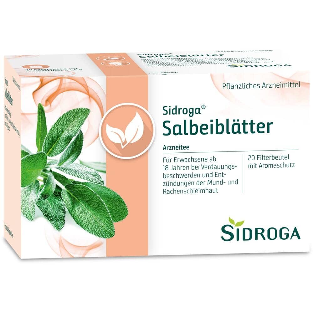 SIDROGA Salbeiblätter 20X1.5 g Tee