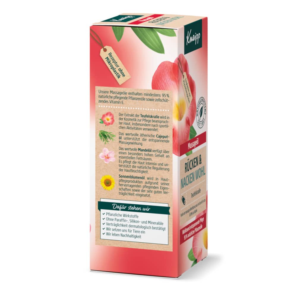 Kneipp Massageöl RÜCKEN & NACKEN WOHL 100 ml Öl