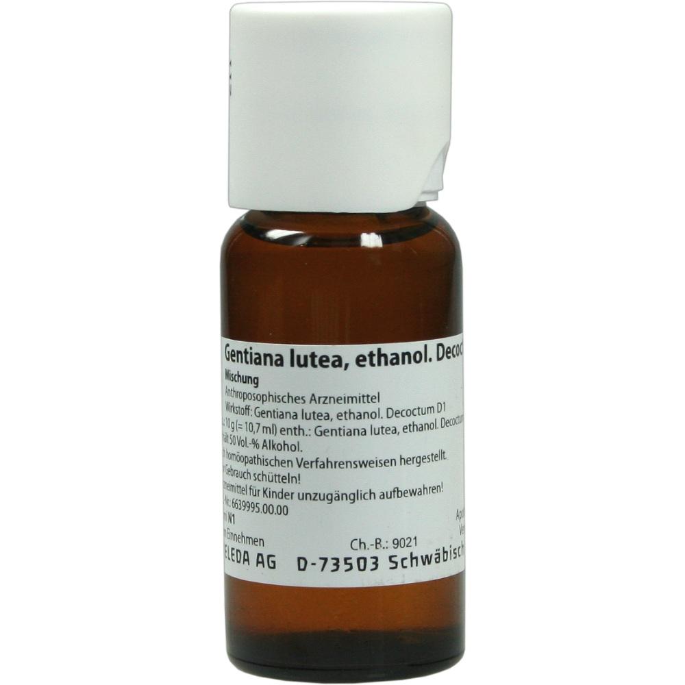 WELEDA GENTIANA LUTEA 5% Dilution 50 ml Mischung