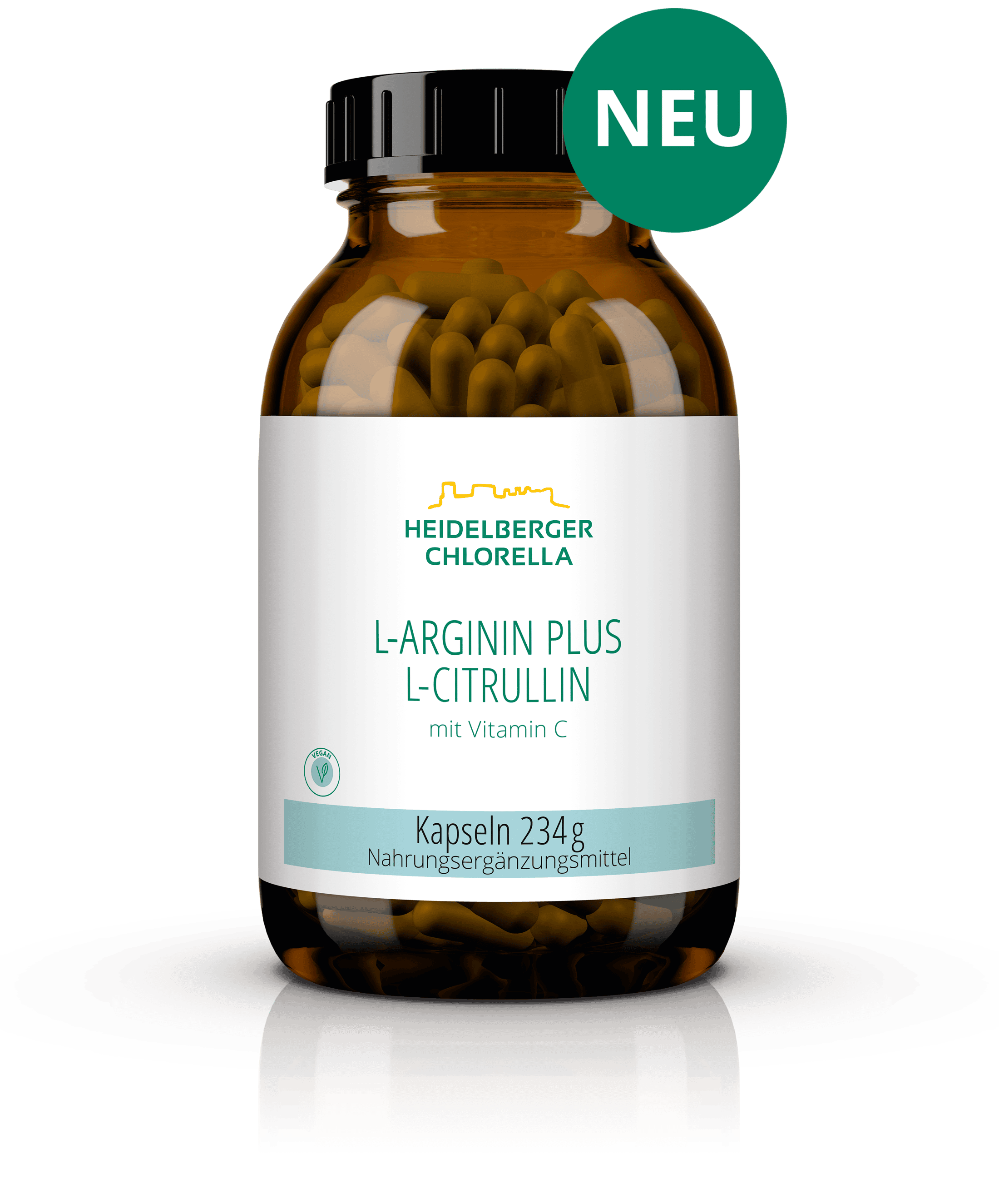 Heidelberger Chlorella L-ARGININ PLUS L-CITRULLIN 234 g Kapseln