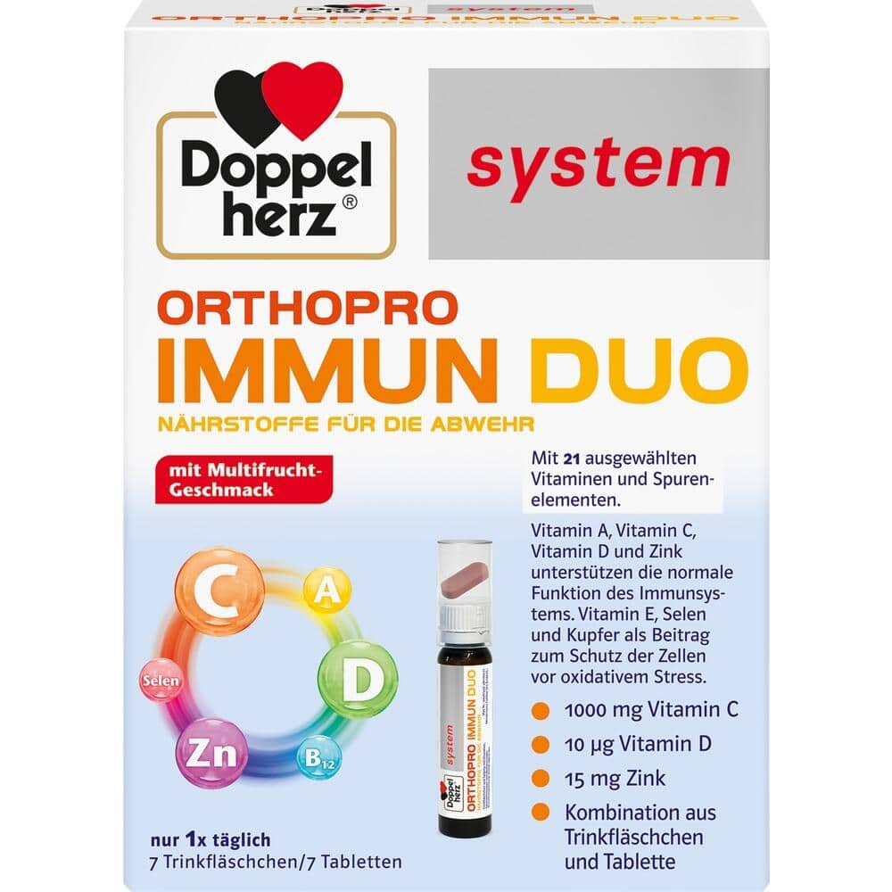 Doppelherz system ORTHOPRO IMMUN DUO 7 St Trinkampullen