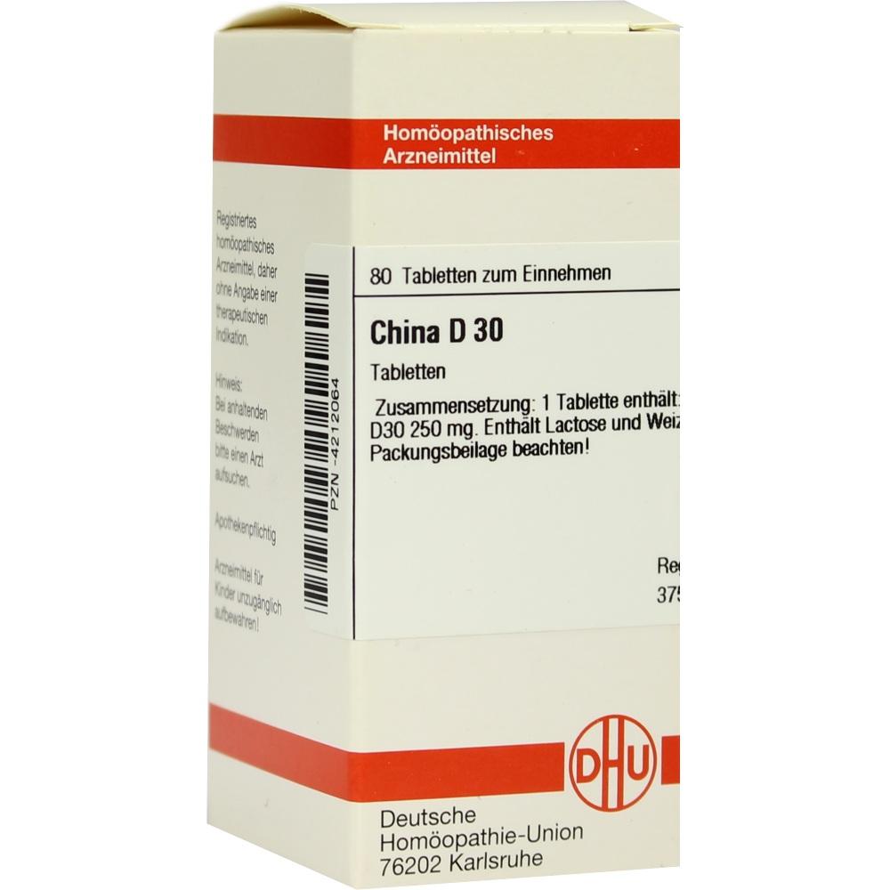 CHINA D 30 Tabletten 80 St Tabletten