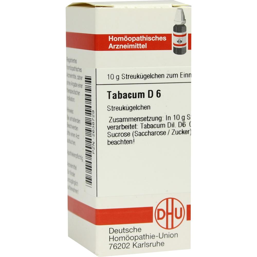TABACUM D 6 Globuli 10 g Globuli