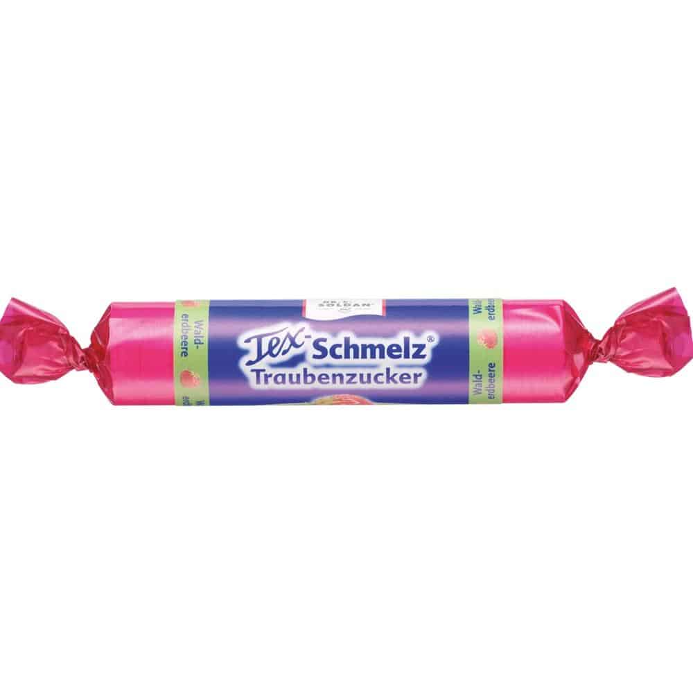 SOLDAN Tex Schmelz Traubenzucker Walderdbeere 33 g