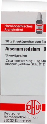 ARSENUM JODATUM D 12 Globuli 10 g Globuli