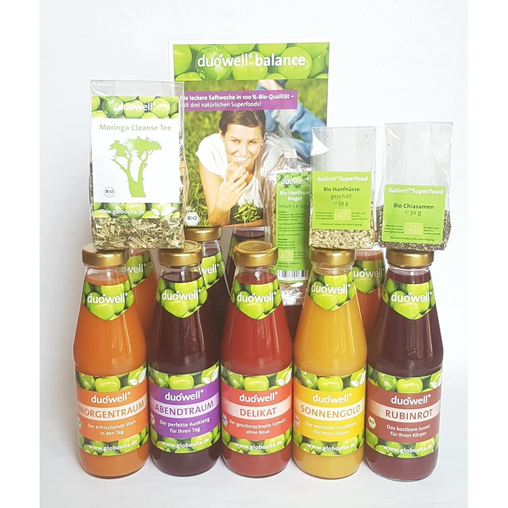 duówell balance Bio Saftwoche 7 Tage 1 Packung Kombipackung