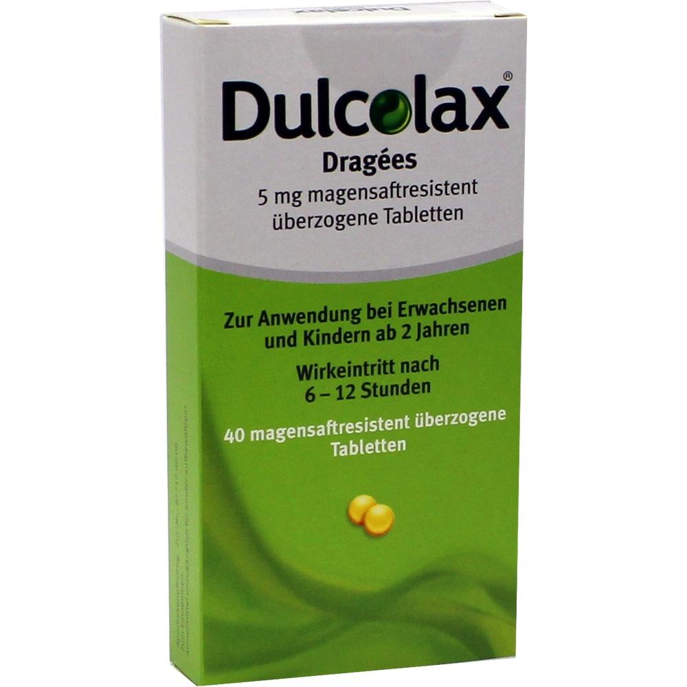 Dulcolax Dragees 5mg 40 St Tabletten magensaftresistent