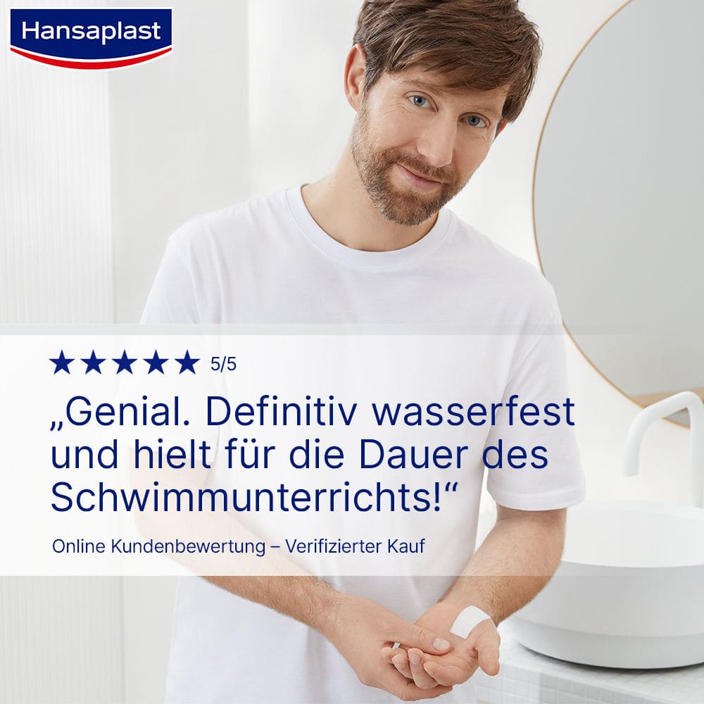 Hansaplast AQUA PROTECT XL 6x 7cm 5 St Pflaster