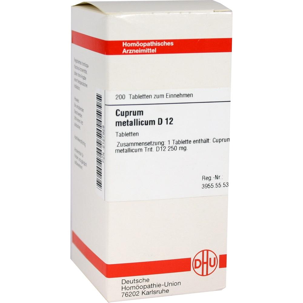 CUPRUM METALLICUM D 12 Tabletten 200 St Tabletten