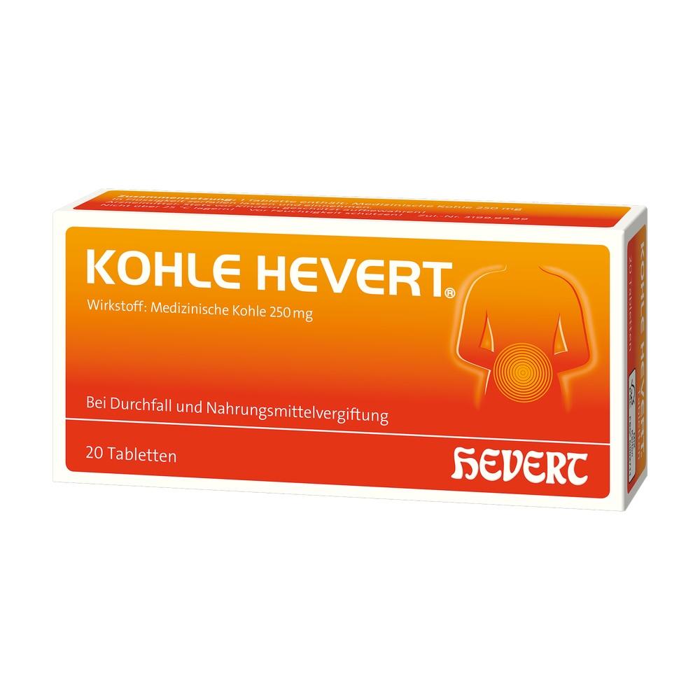 KOHLE HEVERT 20 St Tabletten