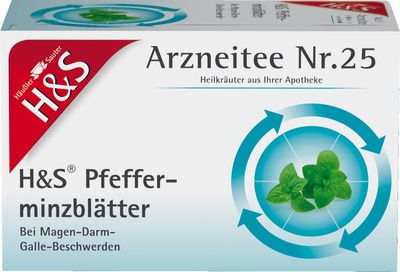 H&S Arzneitee Pfefferminzblätter 20X1.5 g Filterbeutel