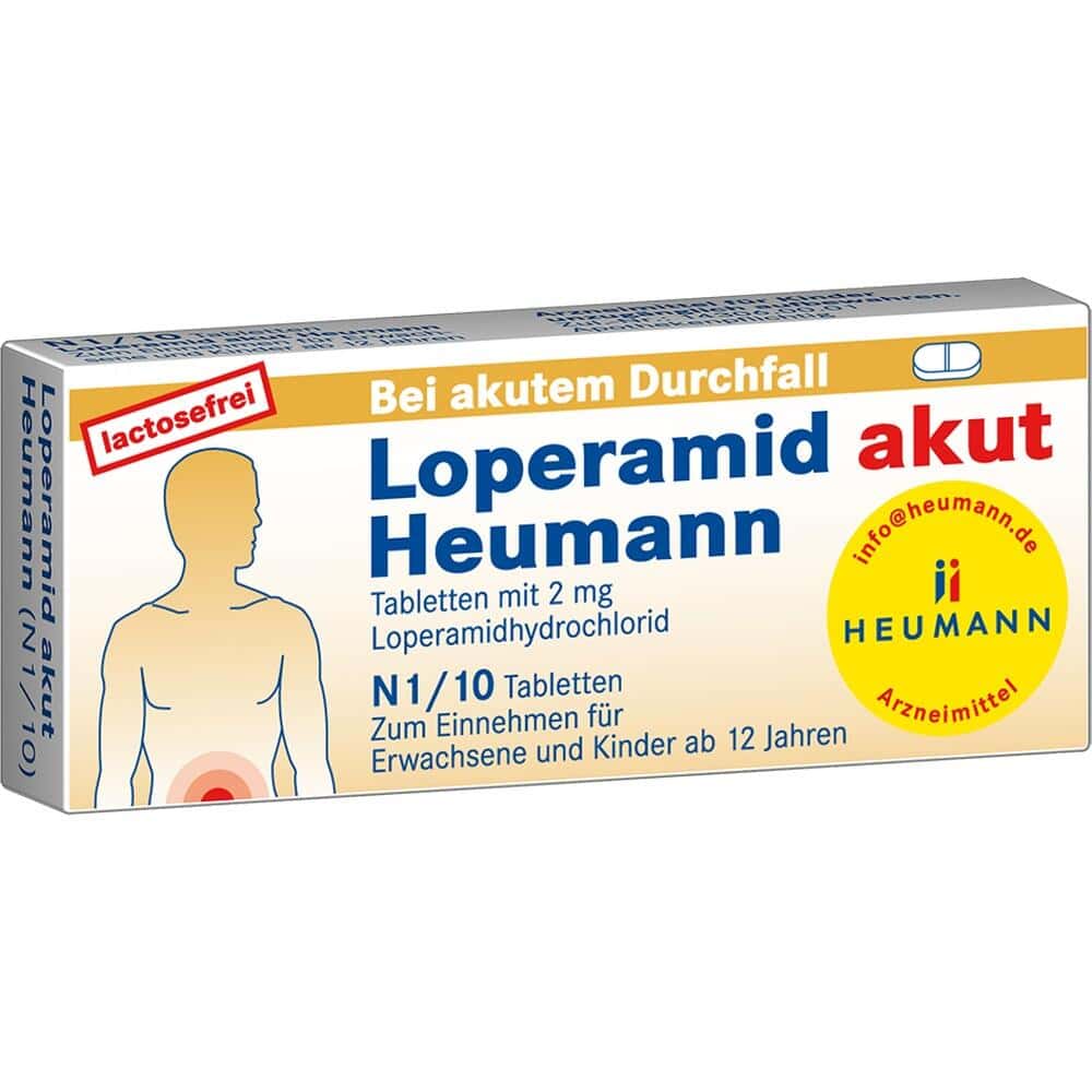 Loperamid akut Heumann 10 St Tabletten
