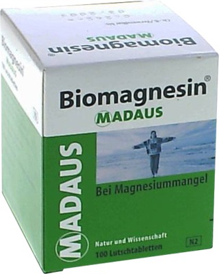 BIOMAGNESIN Madaus  100 St Lutschtabletten