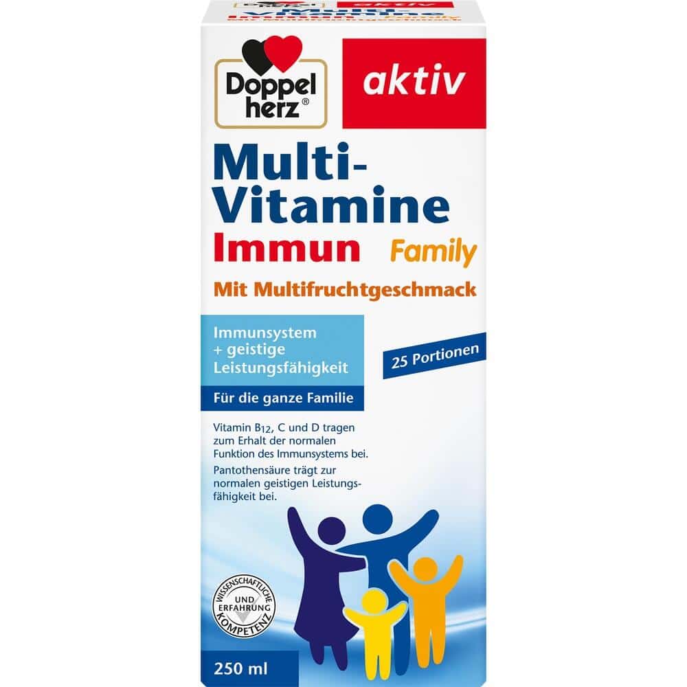 Doppelherz aktiv Multi-Vitamine Immun family 250 ml Flüssigkeit